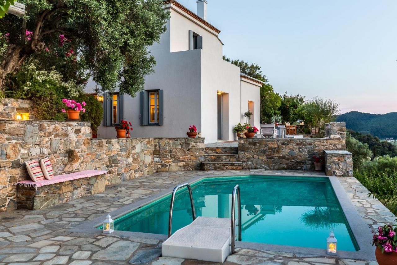 Villa Nina Skopelos- Private Pool - Magnificent Views Εξωτερικό φωτογραφία