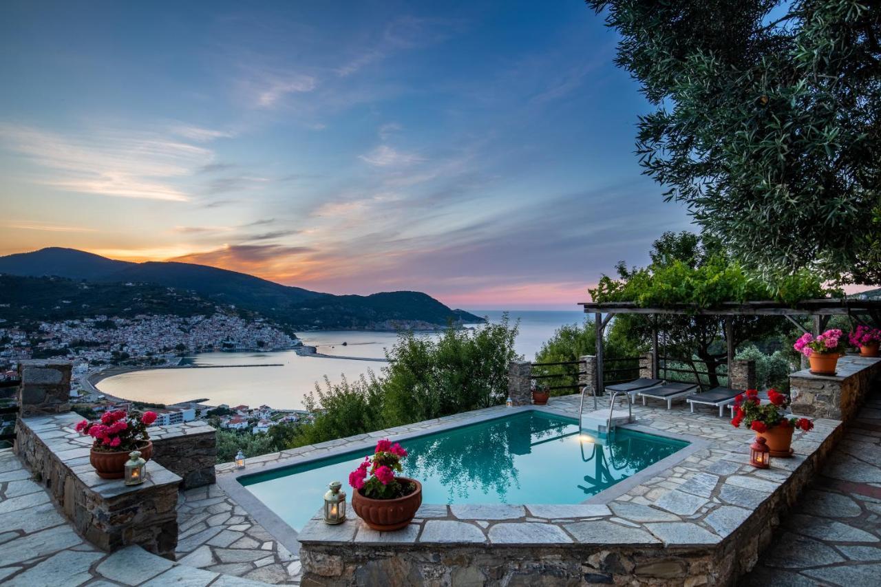 Villa Nina Skopelos- Private Pool - Magnificent Views Εξωτερικό φωτογραφία